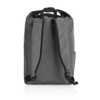 XD Collection Impact AWARE™ RPET lightweight rolltop backpack Anthracite