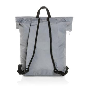 XD Collection Dillon AWARE™ RPET lightweight foldable backpack Convoy grey