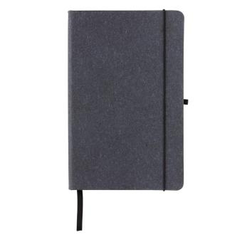 XD Collection Recycled leather hardcover notebook A5 Convoy grey
