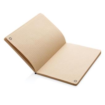 XD Collection A5 cork & kraft notebook Aztec blue