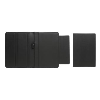 Swiss Peak Heritage RCS rPU A5 stone paper portfolio Black