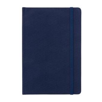 XD Collection GRS certified RPET A5 notebook, blue Blue,navy