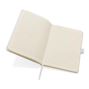 XD Collection Sam A5 RCS certified bonded leather classic notebook White