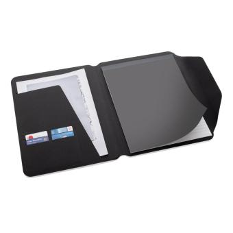 XD Xclusive Teri AWARE™ A4 Portfolio aus RPET und Walnuss Schwarz