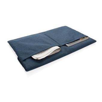 XD Collection Magnetic closing 15.6" Laptop sleeve PVC free Aztec blue