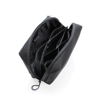 Swiss Peak AWARE™ tech pouch PVC free Black