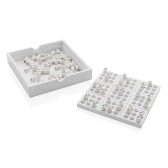 XD Collection Holz-Sudoku-Spiel Weiß
