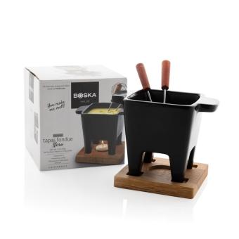 BOSKA Tapas Fondue Nero, 300 ml Schwarz/braun