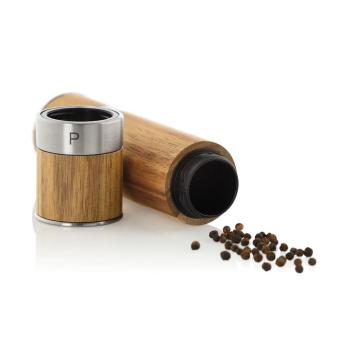 AdHoc Duomill Pepper and salt double mill Brown