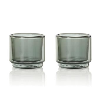 AdHoc Impact Espressotassen 45ml, 2er-Set Transparent