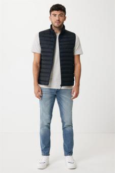 IQONIQ Meru men recycled polyester bodywarmer, black Black | S
