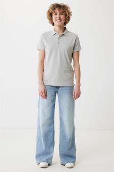 IQONIQ Yosemite Damen Piqué-Poloshirt aus rec. Baumwolle, Grau meliert Grau meliert | XXS