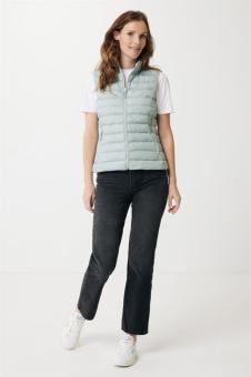 Iqoniq Meru Damen Bodywarmer aus recyceltem Polyester, Eisberggrün Eisberggrün | XXS