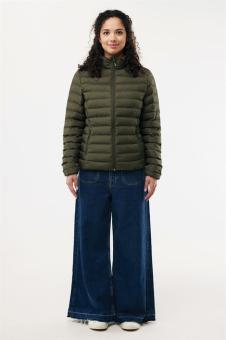 IQONIQ Maiko women recycled polyester padded jacket, khaki Khaki | XXS