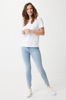 Iqoniq Sierra lightweight recycled cotton t-shirt, white White | XS