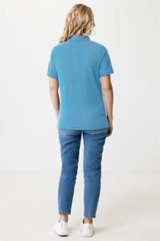 IQONIQ Yosemite recycled cotton pique polo, tranquil blue Tranquil blue | XXS