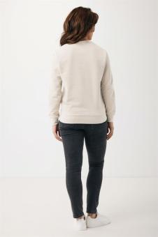 IQONIQ Etosha lightweight recycled cotton crew neck, ivory white, pebble gray Ivory white, pebble gray | XXS