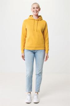 IQONIQ Jasper recycled cotton hoodie, ocher yellow Ocher yellow | XS