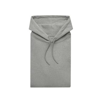 Iqoniq Torres ungefärbter Hoodie aus recycelter Baumwolle, Grau meliert Grau meliert | XXS