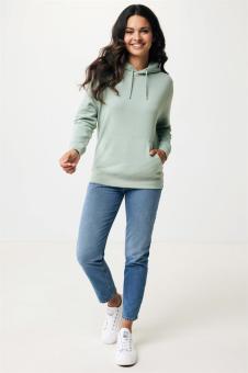 IQONIQ Rila Lightweight Hoodie aus recycelter Baumwolle, Eisberggrün Eisberggrün | XXS