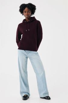 IQONIQ Joshua Hoodie aus recycelter Baumwolle, Merlot Rot Merlot Rot | L