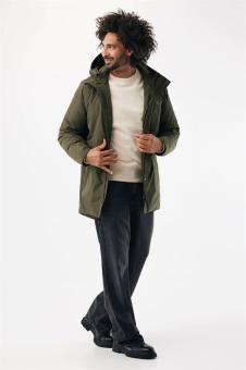 IQONIQ Thelon recycled polyester parka, khaki Khaki | XXS