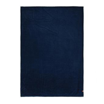 VINGA Branson Decke aus GRS recyceltem PET Navy