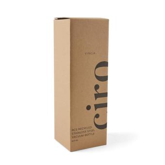 VINGA Ciro RCS recycled vacuum bottle 800ml Fawn