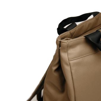 VINGA Bermond Rucksack aus RCS recyceltem PU Braun