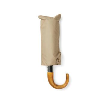 VINGA Bosler AWARE™ recycled pet 21" foldable umbrella Fawn