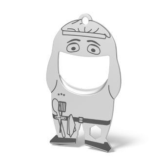 RICHARTZ® FLASCHENÖFFNER fred cook Silver