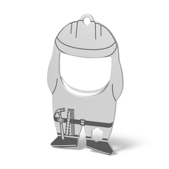 RICHARTZ® FLASCHENÖFFNER fred builder Silver