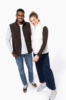 KA913 Fleece-Bodywarmer-Weste, weiß Weiß | L
