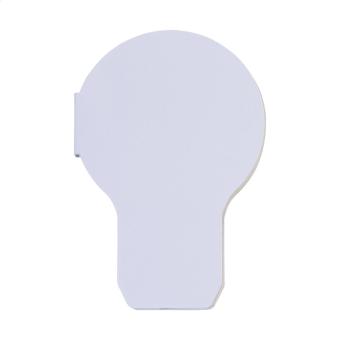 CreaStick Bulb Individueller Haftnotizblock Weiß