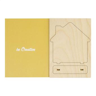 SendCraft individuelle Puzzle-Postkarte, Haus Weiß