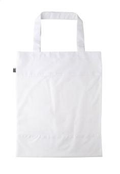 SuboShop Mesh RPET Individuelle Einkaufstasche Weiß