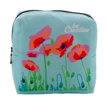 CreaBeauty Square M Individuelle Kosmetiktasche Schwarz/weiss