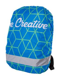 CreaBack Reflect custom reflective backpack cover White
