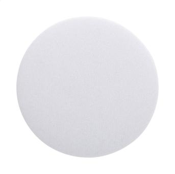 PinBadge RPET Maxi Button-Anstecker Weiß/silber