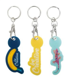 ColoShop Creative trolley coin keyring White