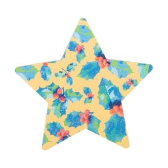 Woofri Xmas custom Christmas fridge magnet, star, nature Nature,green