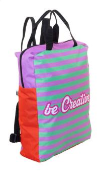 SuboBag Slimback custom RPET laptop backpack Black/white