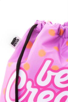 CreaCool Draw Kids Individuell bedruckbare Kühl-Kordelzugtasche für Kinder Schwarz/weiss