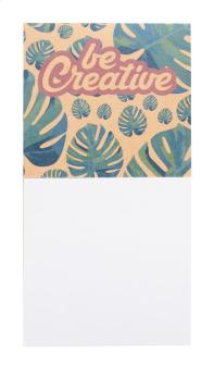 CreaStick Sign Eco Individueller Haftnotizblock Natur