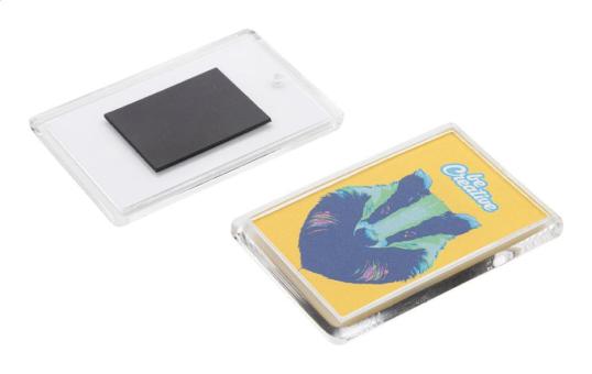 PrintMag Rect Kühlschrankmagnet Weiß