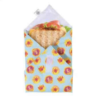 CreaSnack Fold custom RPET sandwich wrap White