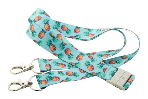 Subyard Double Safe Eco Sublimations-Lanyard Weiß