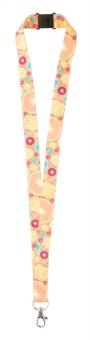 Subyard A Safe RPET custom sublimation lanyard White