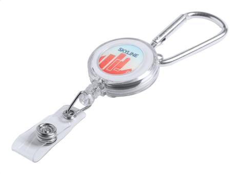 Piste pass holder White/silver