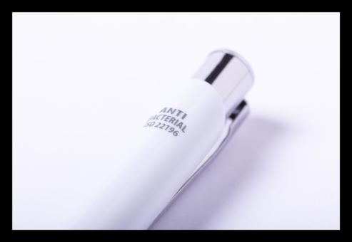 Topen antibacterial touch ballpoint pen White/silver